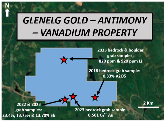 Great Atlantic Receives $25,000 Grant from The New Brunswick Government for Exploration at its Glenelg Property