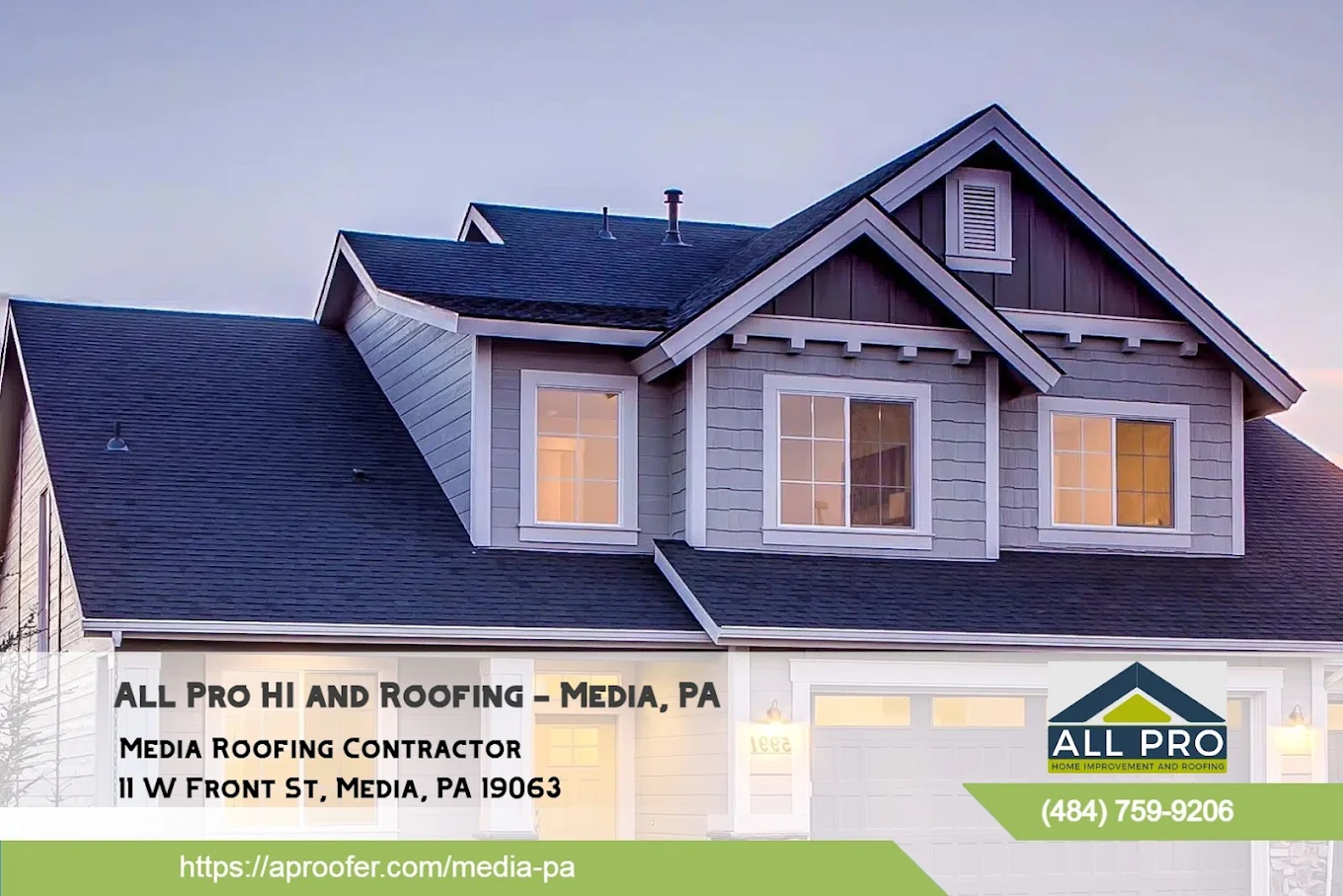 All Pro HI and Roofing Expands Roofing Contractor Operations in Media, PA